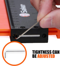 Contour Gauge (10 Inch) Profile Tool with Adjustable Lock,Christmas Gifts for Men Women Dad Boyfriend Husband-Precisely Copy Irregular Shape Duplicator-Cool Gadgets for Woodworking Tool Tracing