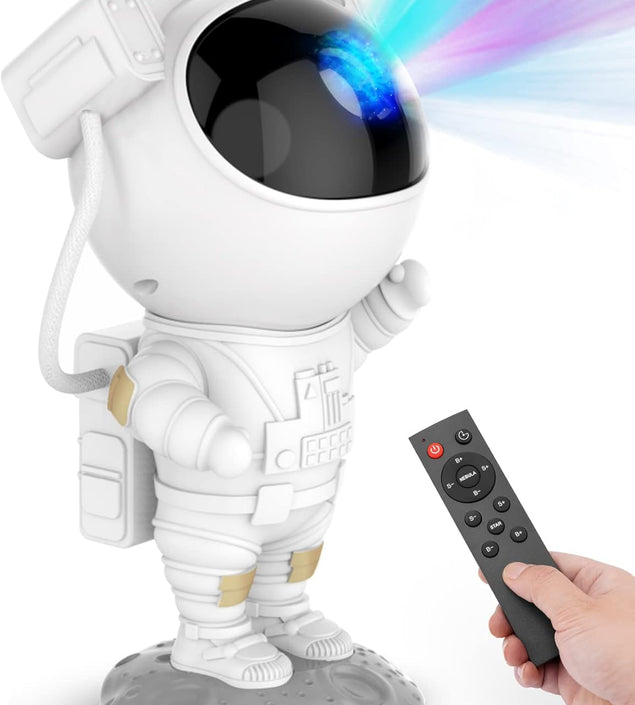 Star Projector Galaxy Night Light - Astronaut Space Projector, Starry Nebula Ceiling LED Lamp with Timer and Remote, Kids Room Decor Aesthetic, for Christmas & Birthdays