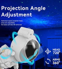 Star Projector Galaxy Night Light - Astronaut Space Projector, Starry Nebula Ceiling LED Lamp with Timer and Remote, Kids Room Decor Aesthetic, for Christmas & Birthdays