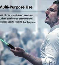 Green Laser Pointer High Power, Green Long Range High Power Laser Pointer Rechargeable High Power Strong Laser Beam Pointer Pen Green Laser Light Pointer, Green Laser Pointer for Presentations Outdoor