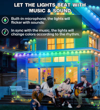 Permanent Outdoor Lights, 100Ft Smart Eave Light with 72 LED Lights, IP67 Waterproof, App Control, Outdoor Christmas Lights, DIY RGB+IC Light for House Christmas Decorations, White