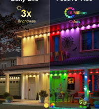 200Ft Permanent Outdoor Lights for House, 2025 Smart RGB LED outside Lights with APP Remote Control, IP67 Waterproof Eternity Eaves Lighting for Christmas, Halloween, Holiday, Party, Daily