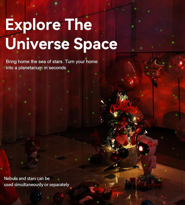 Star Projector Galaxy Night Light - Astronaut Space Projector, Starry Nebula Ceiling LED Lamp with Timer and Remote, Kids Room Decor Aesthetic, for Christmas & Birthdays