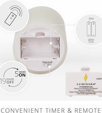 Realistic Flameless LED Candle White Set of 3, Battery Operated with Remote Control, Moving Flame Pillar Timer Funtion Melted Top Safe