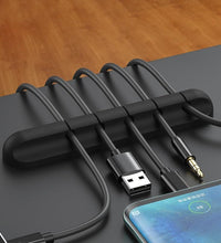 Cable Organizer Clips - 5-Slot Desktop Cord Manager, 4.5