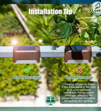 Solar Deck Lights Outdoor 16 Pack, Solar Step Lights Waterproof Led Solar Lights for Outdoor Stairs, Step , Fence, Yard, Patio, and Pathway(Warm White)