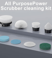Replaceable Brush Heads Set,8 Pcs Set Suitable for Electric Spin Scrubber,Spin Brush Heads Replacement for Most Brands of ANS-8051A/8050 Cordless Shower Scrubber,For Home and Kitchen,Bathroom,Car