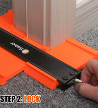 Contour Gauge (10 Inch) Profile Tool with Adjustable Lock,Christmas Gifts for Men Women Dad Boyfriend Husband-Precisely Copy Irregular Shape Duplicator-Cool Gadgets for Woodworking Tool Tracing