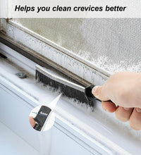 Crevice Cleaning Brushes Set 4 Pack, Small Grout and Gap Cleaner Brushes for Shower, Tile, Toilet, Kitchen and Bathroom, Narrow Scrub Brushes for Household Use and Deep Cleaning